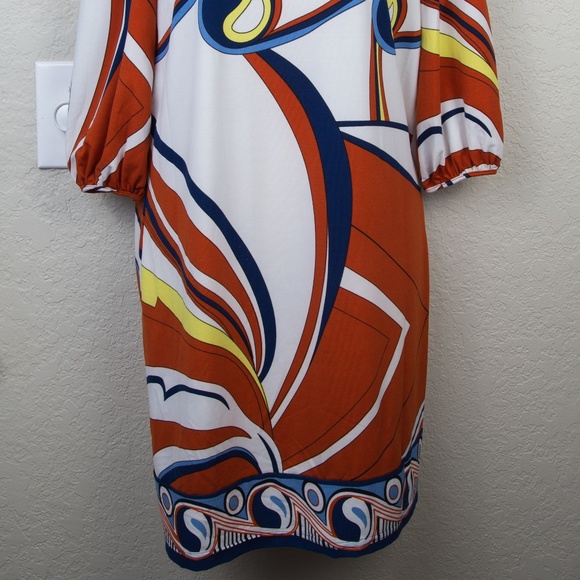 Diane Von Furstenberg Retro Wrap Dress Sz 4 - Picture 2 of 5